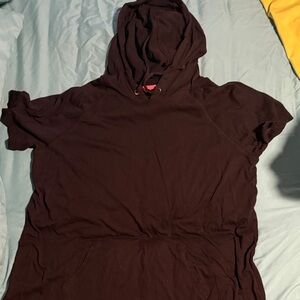 Black Hooded T-Shirt